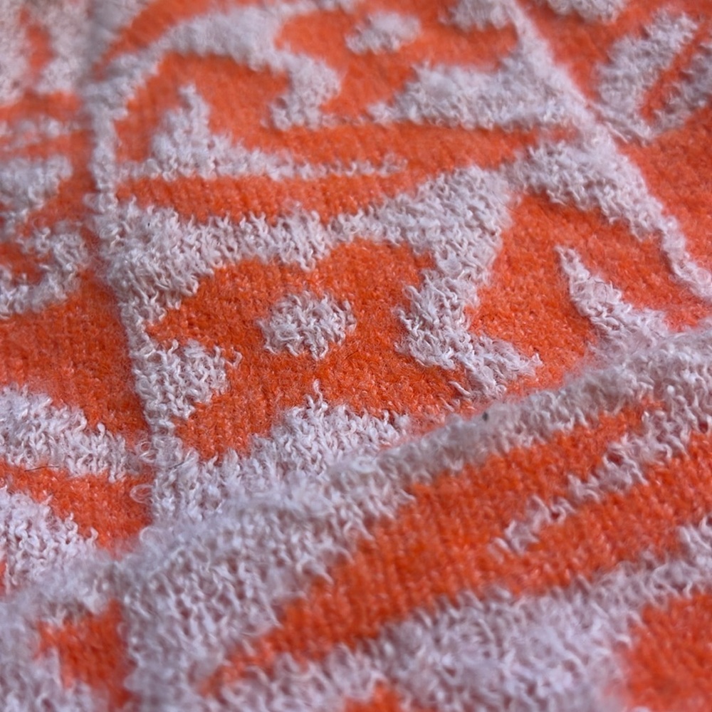 Orange & Pink Winter Hat from Anthropologie. - Picture 2 of 4